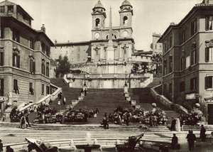 Trinita dei Monti教堂 作者 意大利摄影师