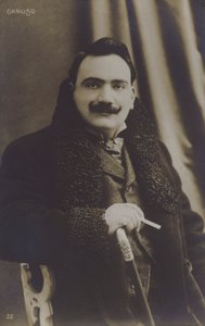 Enrico Caruso, Italian opera singer (b/w photo) 作者 意大利摄影师