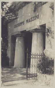 Genoa, Tomb of Giuseppe Mazzini (b/w photo) 作者 意大利摄影师