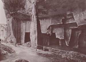 Italy: Syracuse, Latomia del Paradiso (b/w photo) 作者 意大利摄影师