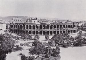 Italy: Verona, the Roman arena (b/w photo) 作者 意大利摄影师