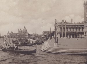 码头，Dalla Riva Degli Schiavoni（黑白照片） 作者 意大利摄影师