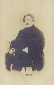 Gioachino Rossini的肖像 作者 意大利摄影师