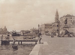 Riva Degli Schiavoni（黑白照片） 作者 意大利摄影师