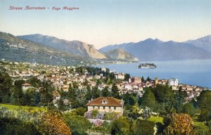 Streso Borromeo, Lake Maggiore (colour photo) 作者 意大利摄影师