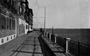 塔兰托，Corso Vittorio Emanuele (b/w photo) 作者 意大利摄影师