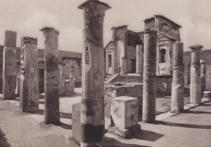Tempio Di Iside，伊希斯神庙（黑白照片） 作者 意大利摄影师