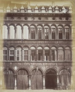威尼斯建筑立面，1865年 作者 意大利摄影师