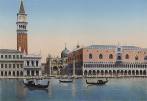 威尼斯，Piazzetta San Marco和Palazzo Ducale来自泻湖 作者 意大利摄影师