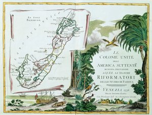 百慕大地图，1775-85年 作者 意大利学校