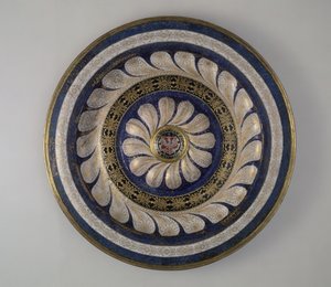 Anne Jagiellons碗（铜，珐琅和金箔） 作者 意大利学校