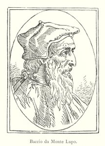 Baccio da Monte Lupo（雕版画 作者 意大利学校