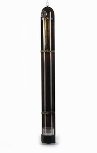 Evangelista Torricelli或Toricelli（1608 - 1647）的气压计（水银管）。科学和技术博物馆。米兰 作者 意大利学校