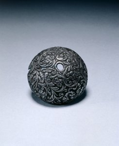 fl发枪手枪的枪口盖，约1650-60（钢） 作者 意大利学校