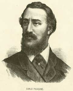 Carlo Pisacane (engraving) 作者 意大利学校