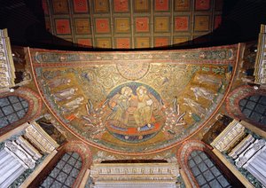 Christ Enthroned（马赛克） 作者 意大利学校