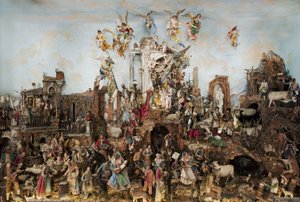 Crèche，1725-75年 作者 意大利学校