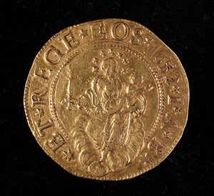 基因共和国的货币：五金多比硬币。迪安41毫米1652.返回。基因博物馆 作者 意大利学校