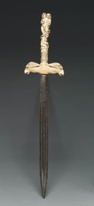 匕首，1600年代后期（钢和象牙） 作者 意大利学校