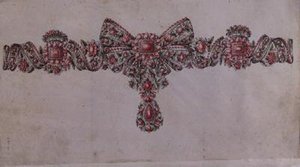 设计一个collier（绘图） 作者 意大利学校