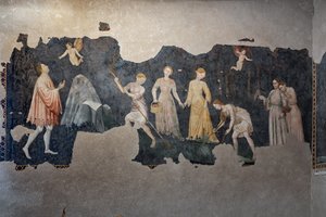 平塔摄影室（彩绘室）壁画细部 作者 意大利学校