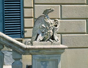 鹰和山顶，Villa di Celle 作者 意大利学校