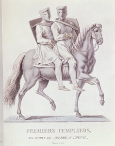 早期骑士骑士圣殿骑士服，1783年 作者 意大利学校