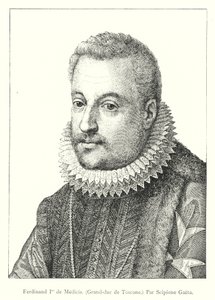 Ger Ferdinand de Medicis, Grand-Duc of Toscana, par Scipion Gaeta (雕刻) 作者 意大利学校