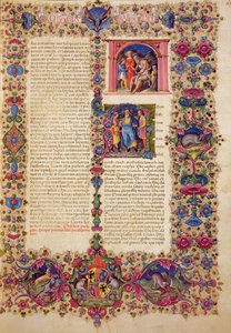 Fol.167r 第一卷编年史，来自 Borso d