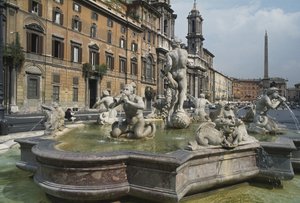 Fontana del Moro，1653 作者 意大利学校