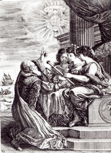 伽利略伽利莱作品的主题，于1656年在博洛尼亚出版 作者 意大利学校