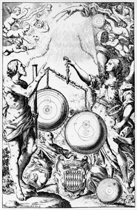 Giovanni Battista Riccioli于1651年出版的Almagestum Novum的主题 作者 意大利学校