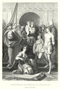 Giovanni Battista Rosso Fiorentino，La Madone de Rosso，Palais Pitti 收藏（雕刻） 作者 意大利学校