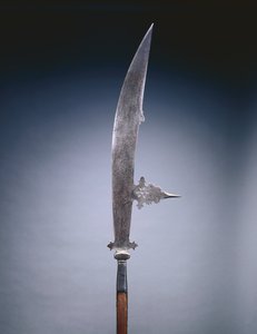 威尼斯格莱夫（Glaive），约1600-20年（钢材和木材） 作者 意大利学校