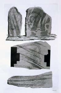 格尼斯塔德青铜器，约 1820-30 年代（彩色雕刻） 作者 意大利学校