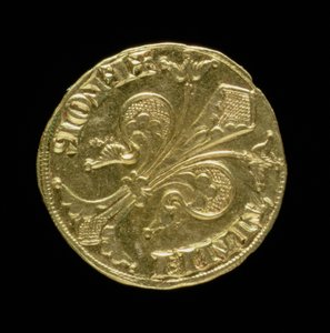 金弗罗林（正面）与fleur de lys，佛罗伦萨，1252（反向见83494）