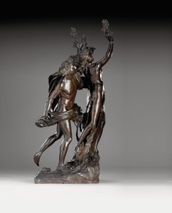 阿波罗（Apollo）和达芙妮（Daphne）的组合，约写于Gianlorenzo Bernini，约1722年 作者 意大利学校