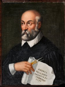 宾客住宿：建筑师兼场景设计师安德里亚·帕拉迪奥 (Andrea Palladio) 的肖像 作者 Italian School