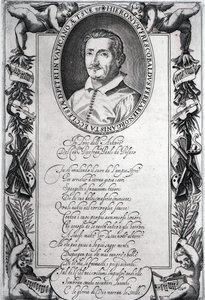 Hieronymus Frescobaldi，由Christian Sas雕刻 作者 意大利学校