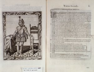 如何跳舞capriola Le Gratie dAmore的双页（Le Grazie dAmore）由意大利舞蹈家Cesare Negri称为The Trombone（1536-1604），舞蹈条约 作者 意大利学校