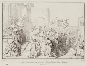 Il Doge Pietro Orseolo II soccorre Bari assediato dai Saraceni 作者 意大利学校
