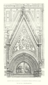 Jacopo della Quercia，腰带圣母 作者 意大利学校