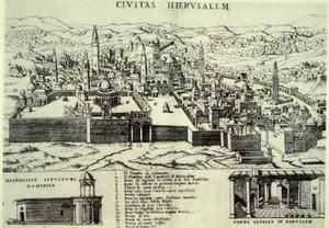 耶路撒冷，1581年 作者 意大利学校