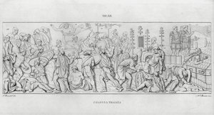 La Colonna Trajana, Trajans Column (engraving) 作者 意大利学校