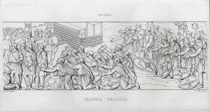 La Colonna Trajana, Trajans Column (engraving) 作者 意大利学校