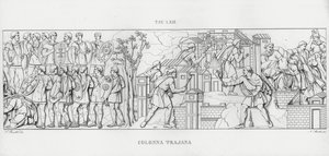 La Colonna Trajana, Trajans Column (engraving) 作者 意大利学校