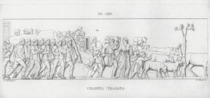 La Colonna Trajana, Trajans Column (engraving) 作者 意大利学校