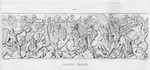 La Colonna Trajana, Trajans Column (engraving) 作者 意大利学校