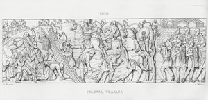 La Colonna Trajana, Trajans Column (engraving) 作者 意大利学校