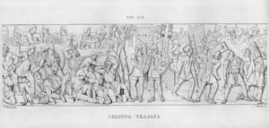 La Colonna Trajana, Trajans Column (engraving) 作者 意大利学校